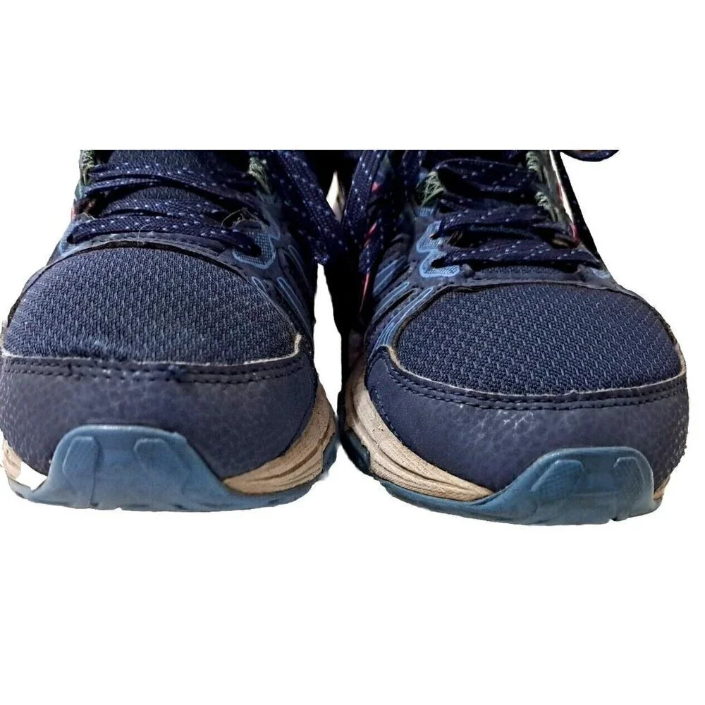 Asics Women's 6.5 Low Cut Lace Up Gel-Venture 7 Blue Multicolor Sneakers